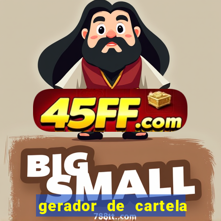 gerador de cartela de bingo
